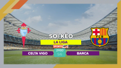 Soi kèo Celta Vigo vs Barca, 2h00 ngày 5/6/2023