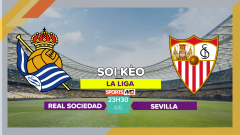 Soi kèo Real Sociedad vs Sevilla, 23h30 ngày 4/6/2023