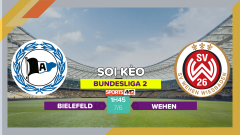 Soi kèo Arminia Bielefeld vs Wehen Wiesbaden, 1h45 ngày 7/6/2023
