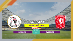 Soi kèo Sparta Rotterdam vs Twente, 01h00 ngày 9/6