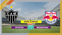 Soi kèo Atletico MG vs Bragantino, 4h30 ngày 11/6/2023