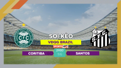 Soi kèo Coritiba vs Santos, 2h00 ngày 11/6/2023
