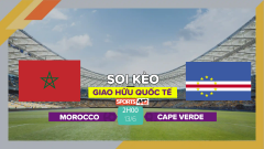 Soi kèo Morocco vs Cape Verde, 2h00 ngày 13/6/2023