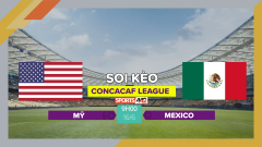 Soi kèo Mỹ vs Mexico, 9h00 ngày 16/6/2023