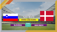 Soi kèo Slovenia vs Đan Mạch, 1h45 ngày 20/6/2023