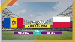 Soi kèo Moldova vs Ba Lan, 1h45 ngày 21/6/2023