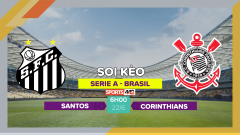 Soi kèo Santos vs Corinthians, 6h00 ngày 22/6/2023