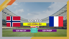 Soi kèo U21 Na Uy vs U21 Pháp, 1h45 ngày 26/6/2023