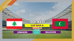 Soi kèo Lebanon vs Maldives, 17h00 ngày 28/6/2023