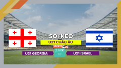 Soi kèo U21 Georgia vs U21 Israel, 23h00 ngày 1/7/2023