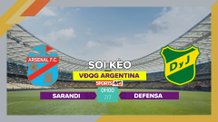 Soi kèo Arsenal Sarandi vs Defensa Justicia, 0h00 ngày 7/7/2023