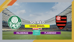 Soi kèo Palmeiras vs Flamengo, 7h00 ngày 9/7/2023