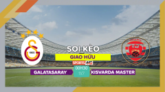 Soi kèo Galatasaray vs Kisvarda Master, 0h30 ngày 11/7/2023