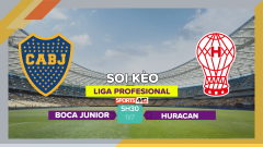 Soi kèo Boca Juniors vs CA Huracan, 5h30 ngày 11/7/2023