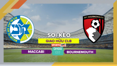 Soi kèo Maccabi Tel Aviv vs Bournemouth, 0h00 ngày 17/7/2023