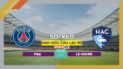 Soi kèo PSG vs Le Havre, 22h00 ngày 21/7/2023