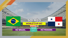 Soi kèo Nữ Brazil vs Nữ Panama, 18h00 ngày 24/7/2023