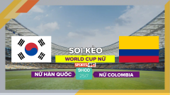 Soi kèo nữ Hàn Quốc vs nữ Colombia, 9h00 ngày 25/7/2023