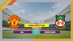 Soi kèo MU vs Wrexham, 9h30 ngày 26/7/2023