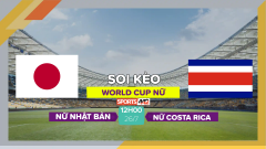 Soi kèo nữ Nhật Bản vs nữ Costa Rica, 12h00 ngày 26/7/2023