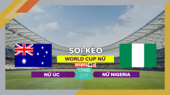 Soi kèo Nữ Úc vs Nữ Nigeria, 17h00 ngày 27/7/2023