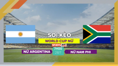 Soi kèo nữ Argentina vs nữ Nam Phi, 7h00 ngày 28/7/2023