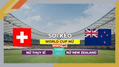 Soi kèo Nữ Thụy Sĩ vs Nữ New Zealand, 14h00 ngày 30/7/2023