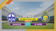 Soi kèo Monastir vs Al Nassr, 2h00 ngày 1/8/2023