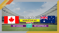 Soi kèo Nữ Canada vs Nữ Australia, 17h00 ngày 31/7/2023