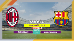 Soi kèo AC Milan vs Barcelona, 10h00 ngày 2/8/2023