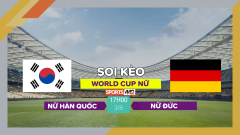 Soi kèo Nữ Hàn Quốc vs Nữ Đức, 17h00 ngày 3/8/2023