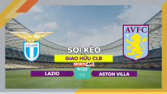 Soi kèo Lazio vs Aston Villa, 1h30 ngày 4/8/2023