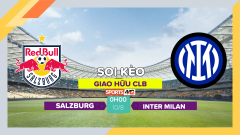 Soi kèo Salzburg vs Inter Milan, 0h00 ngày 10/8/2023
