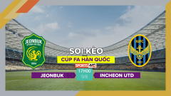 Soi kèo Jeonbuk vs Incheon Utd, 17h00 ngày 9/8/2023