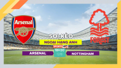 Soi kèo Arsenal vs Nottingham, 18h30 ngày 12//8/2023