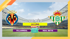 Soi kèo Villarreal vs Real Betis, 0h30 ngày 14/8/2023