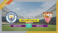 Soi kèo Man City vs Sevilla, 2h00 ngày 17/8/2023