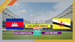 Soi kèo U23 Campuchia vs U23 Brunei, 16h00 ngày 17/8/2023