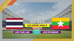 Soi kèo U23 Thái Lan vs U23 Myanmar, 20h00 ngày 17/8/2023