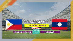 Soi kèo U23 Philippines vs U23 Lào, 16h00 ngày 18/8/2023