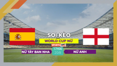 Soi kèo Nữ Tây Ban Nha vs Nữ Anh, 17h00 ngày 20/8/2023