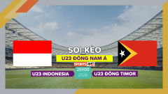 Soi kèo U23 Indonesia vs U23 Đông Timor, 20h00 ngày 20/8/2023