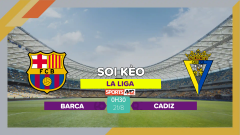 Soi kèo Barca vs Cadiz, 0h30 ngày 21/8/2023