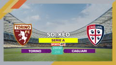 Soi kèo Torino vs Cagliari, 23h30 ngày 21/8/2023