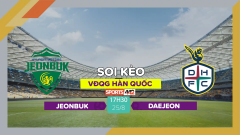 Soi kèo Jeonbuk vs Daejeon, 17h30 ngày 25/8/2023