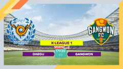 Soi kèo Daegu vs Gangwon, 17h30 ngày 1/9/2023