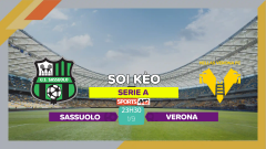 Soi kèo Sassuolo vs Verona, 23h30 ngày 1/9/2023