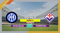 Soi kèo Inter Milan vs Fiorentina, 23h30 ngày 3/9/2023