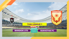 Soi kèo Bangkok Utd vs Sukhothai, 20h00 ngày 15/9/2023