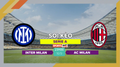 Soi kèo Inter Milan vs AC Milan, 23h00 ngày 16/9/2023